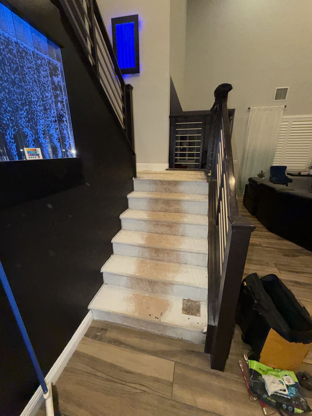 Staircase before renovation