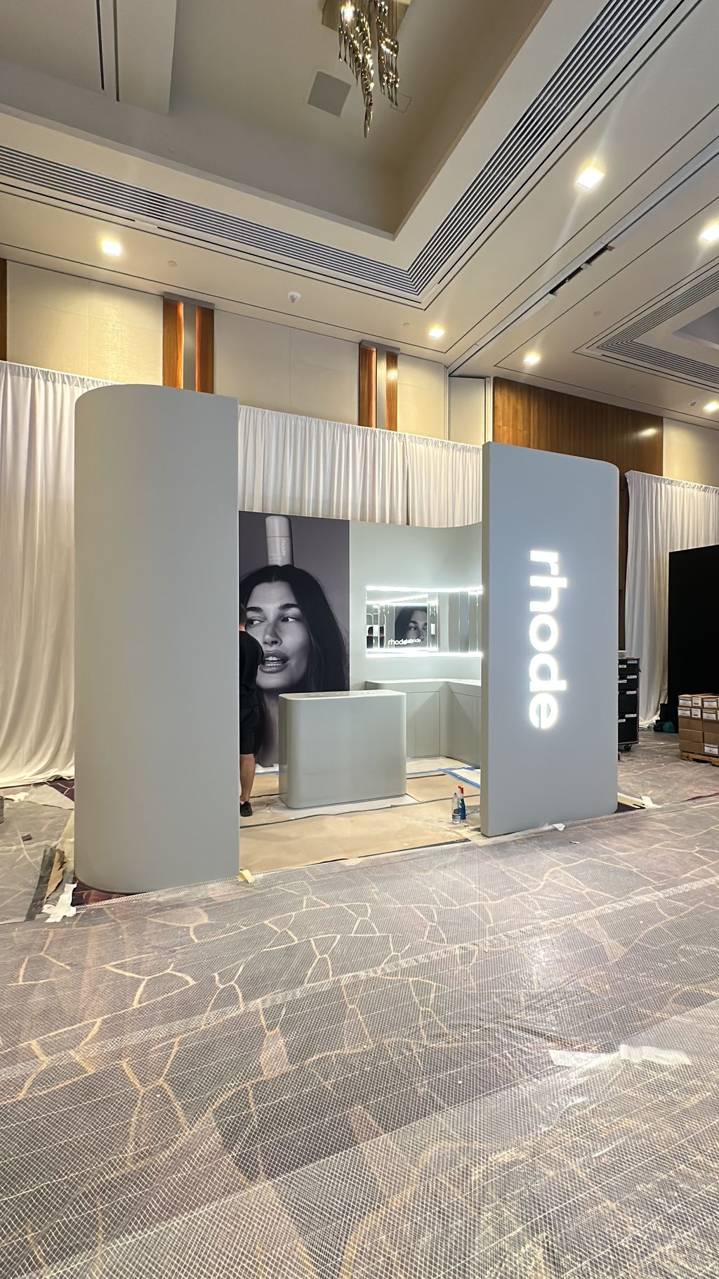 Cosmetics brand display stand, Las Vegas